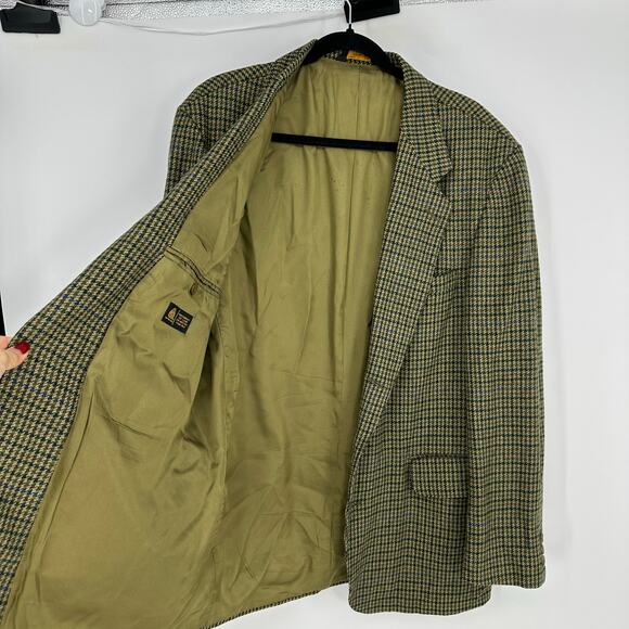 Vintage Banana Republic Mens L Lambswool Jacket Safari Collection Blazer USA - Picture 7 of 15